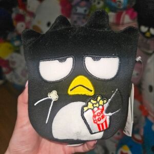 NWT Hello Kitty Badtz Eating Popcorn 🍿 Sanrio Squishmallow 5”